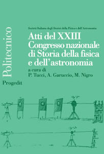 Atti del  XXIII Congresso nazionale  di Storia della fisica e dell'astronomia