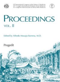 Proceedings 39th International Congress on the History of Medicine vol. II
